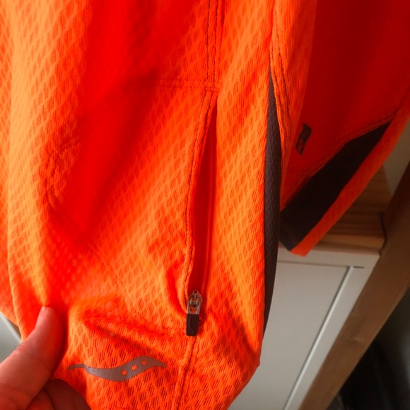 Saucony Vizipro Long Sleeve 1/4 Zip Running/Jogging Shirt Women’s M - Picture 4 of 7